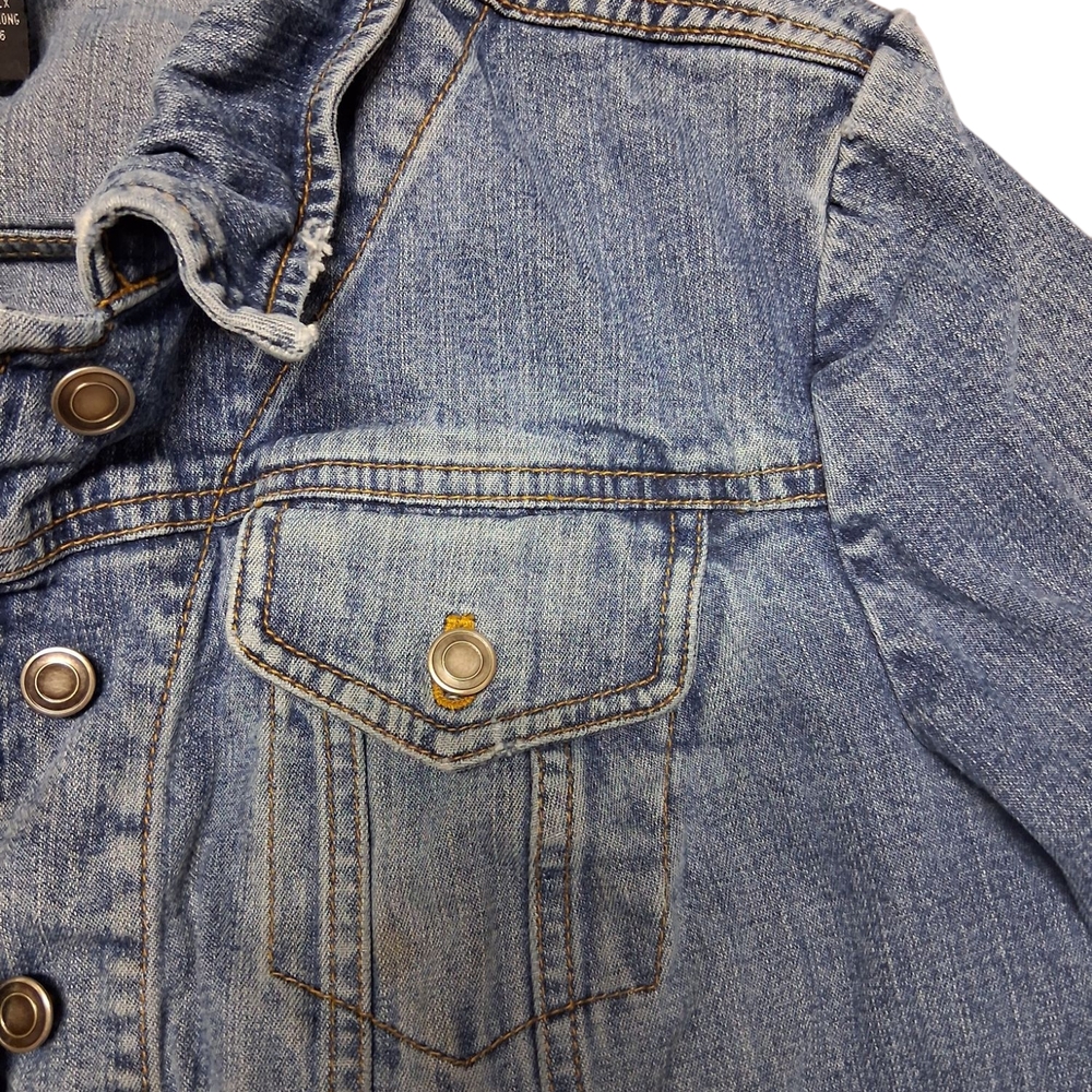 Style & Co. Petite Blue Denim Jacket - Picture 3 of 6
